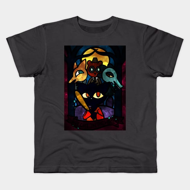 Night In The Woods Kids T-Shirt by ScribbleSketchScoo